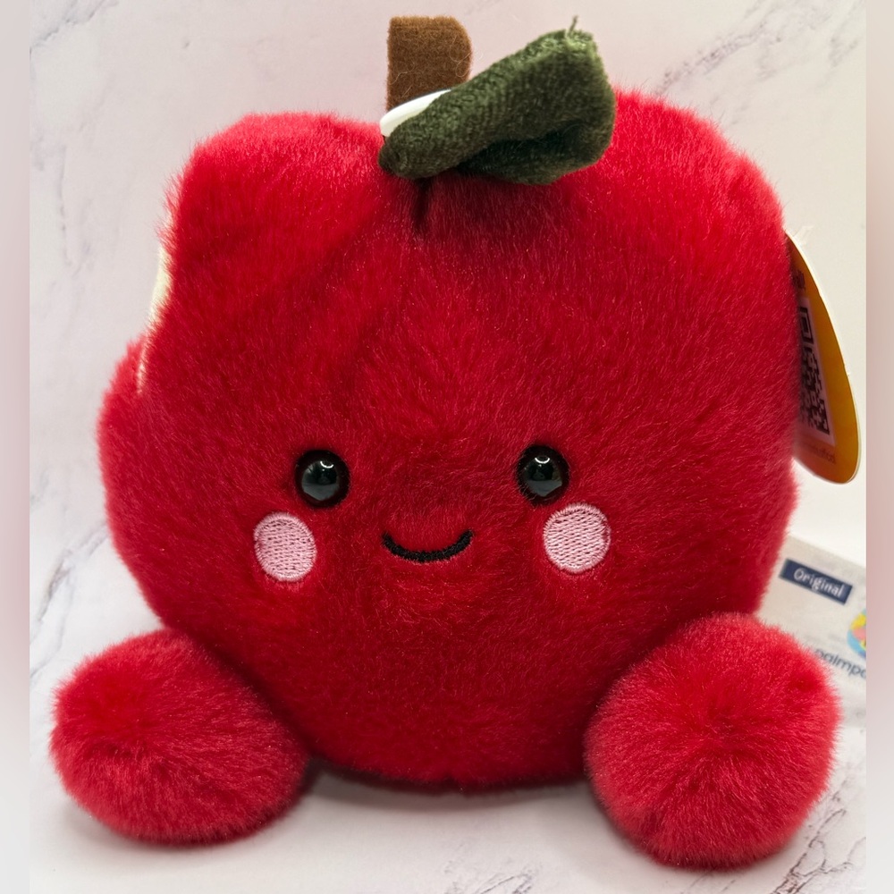 Palm Pals Aurora teacher set of 4 plush toys- pencil, glue, apple, crayons NWT - Picture 2 of 6